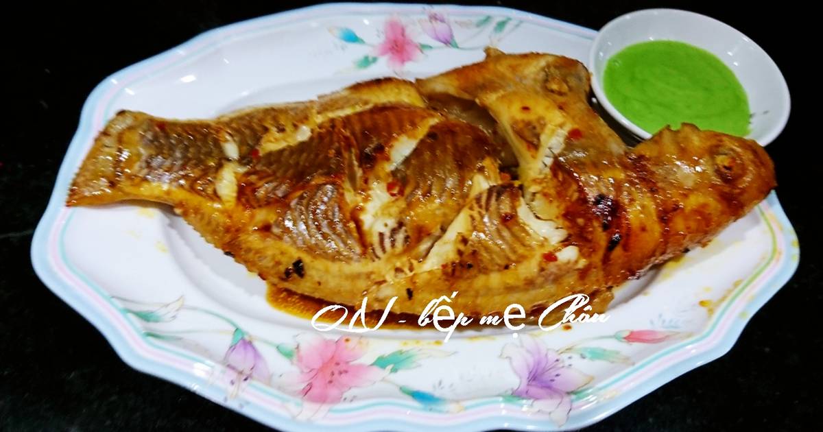 Cá điêu hồng nướng muối ớt