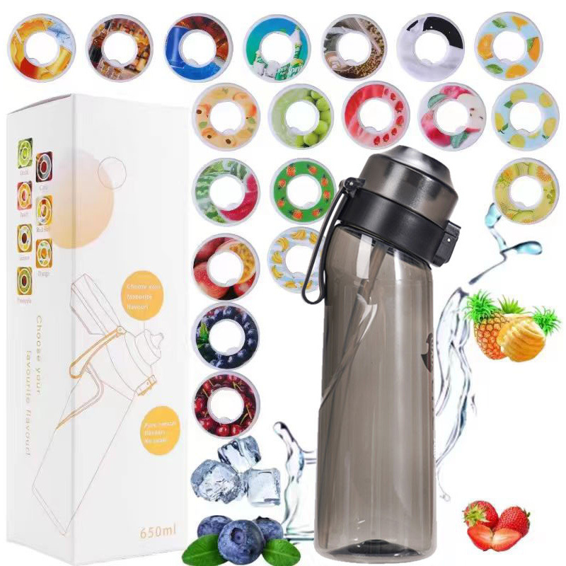 Tritan-Sportflasche mit Geschmacksringen, 650 ml