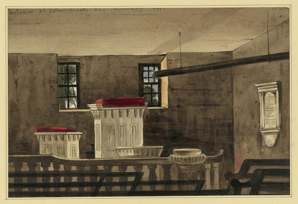 St Peters Church interior 1864