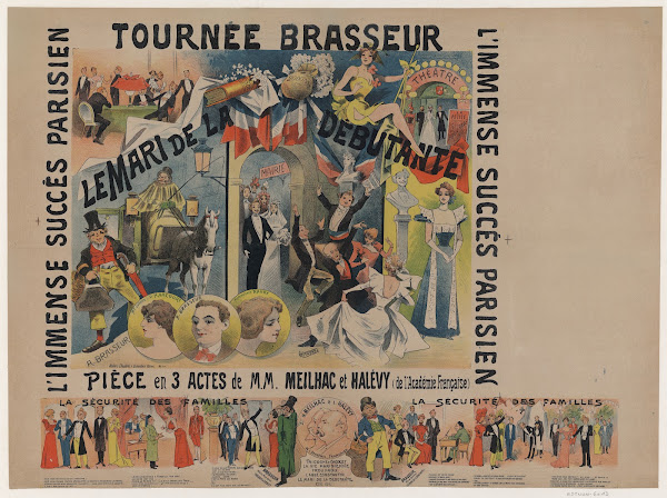 Tournée Brasseur Le mari de la débutante pièce en 3 actes de MM Meilhac et Halév