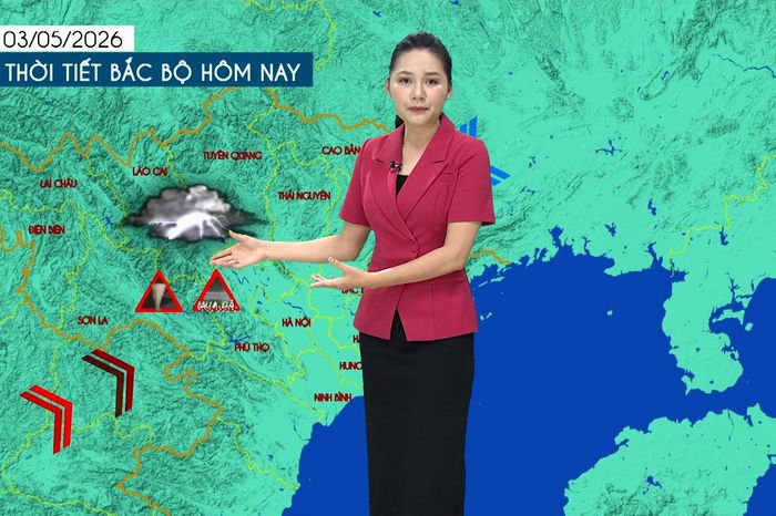 Dự báo thời tiết tối | 03/05/2026 - Đài Phát thanh và truyền hình Hà Nội