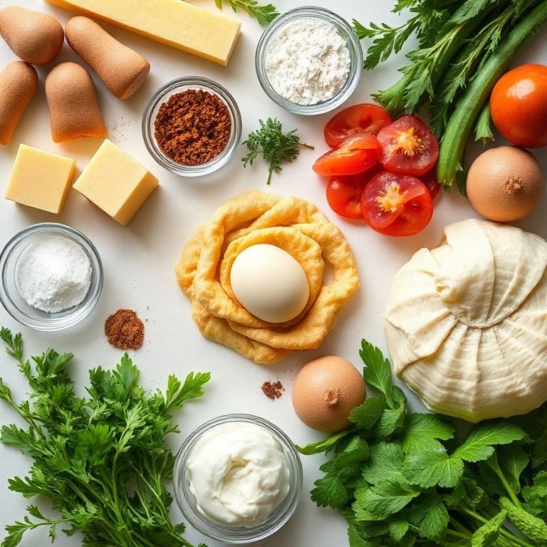 Ingredients for Delicious Puff Pastry Easter Nests for a Sweet Celebration – Easy & Homemade Delight