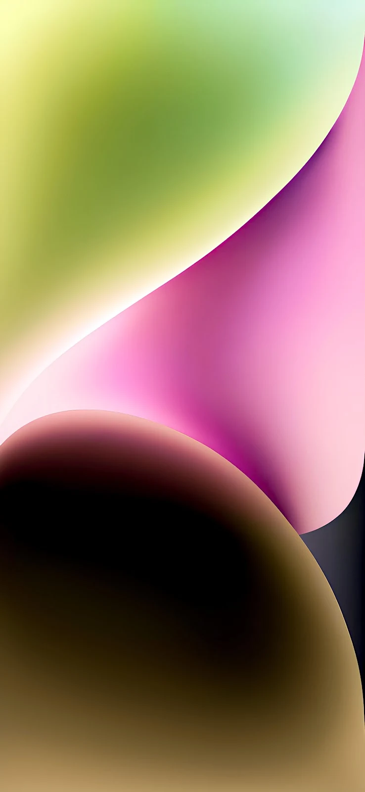 iPhone 14 Stock Wallpaper - Digital Abstract Art 5K iPhone Wallpaper (3912x8476)