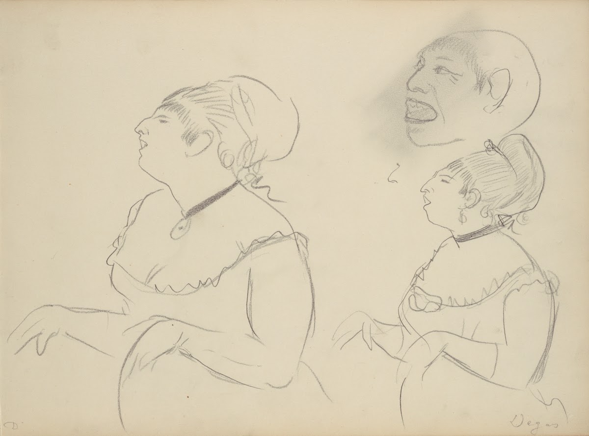 Sketches of Café Singers 1877
