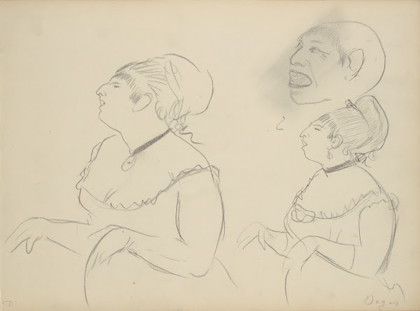 Sketches of Café Singers 1877