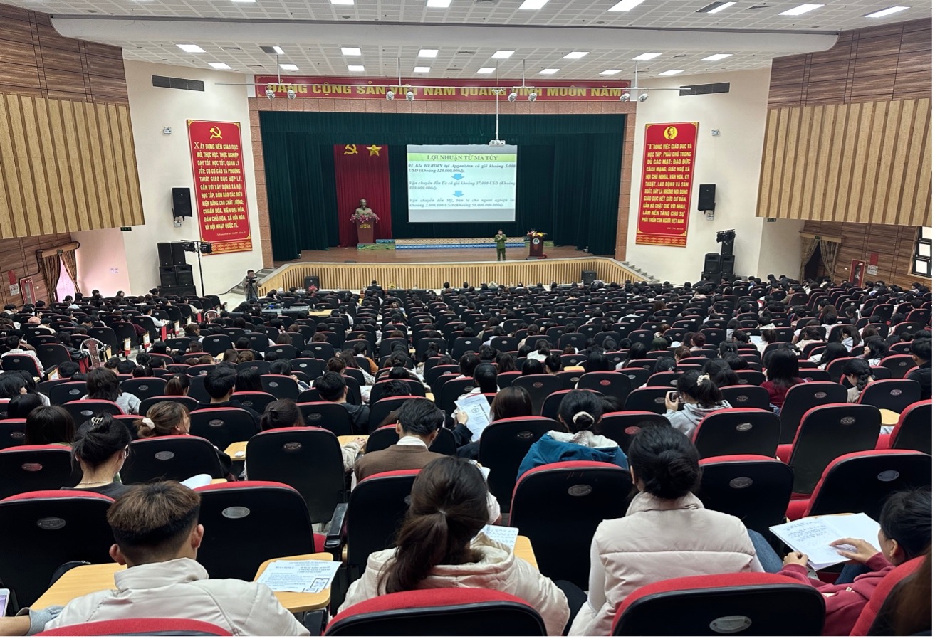 Chương trình phối hợp tuyên truyền, giáo dục phòng, chống tội phạm, vi phạm pháp luật, HIV/AIDS, ma túy, mại dâm năm 2023 tại Trường Đại học Tây Bắc