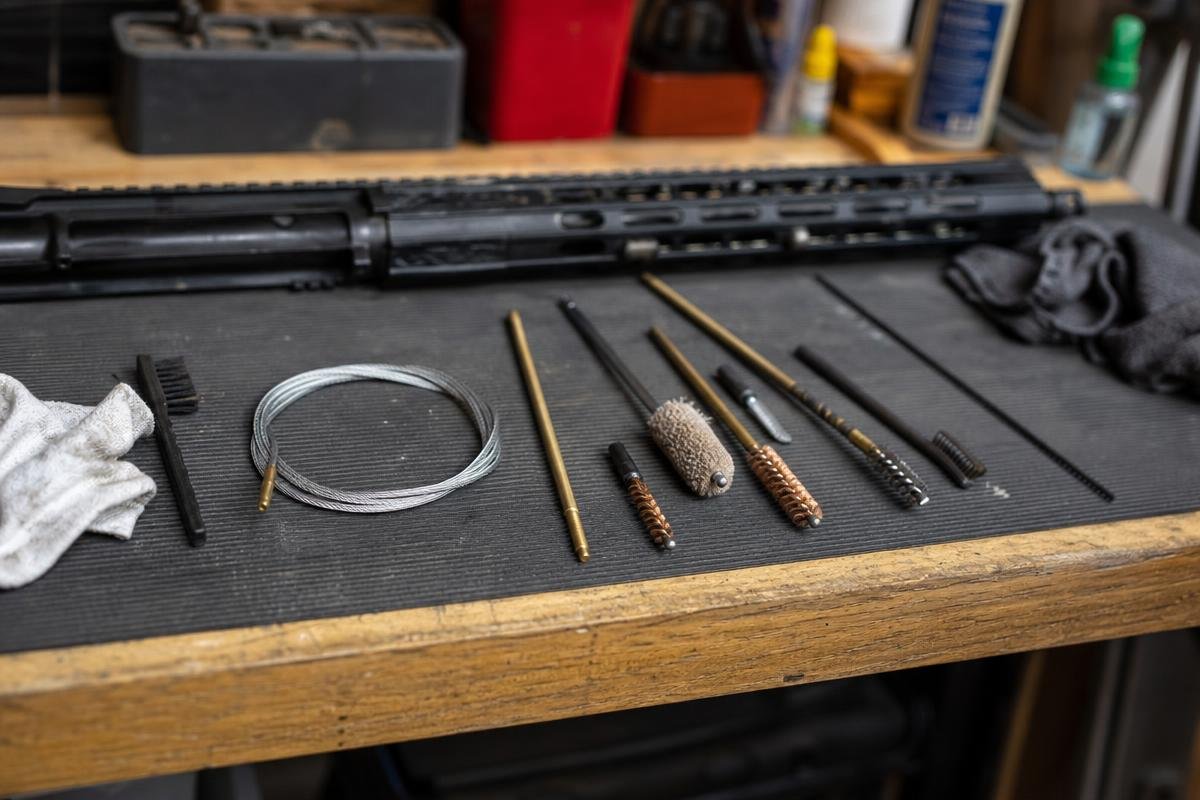 AR-15 cleaning kit tools for proper rifle maintenance
