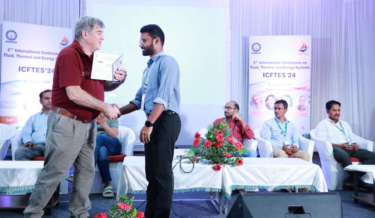 Best Presentation Award ICFTES 2024