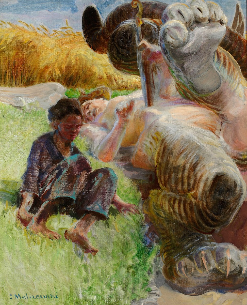 Shepherd boy and a harpy 1904 1906