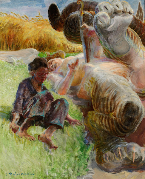 Shepherd boy and a harpy 1904 1906