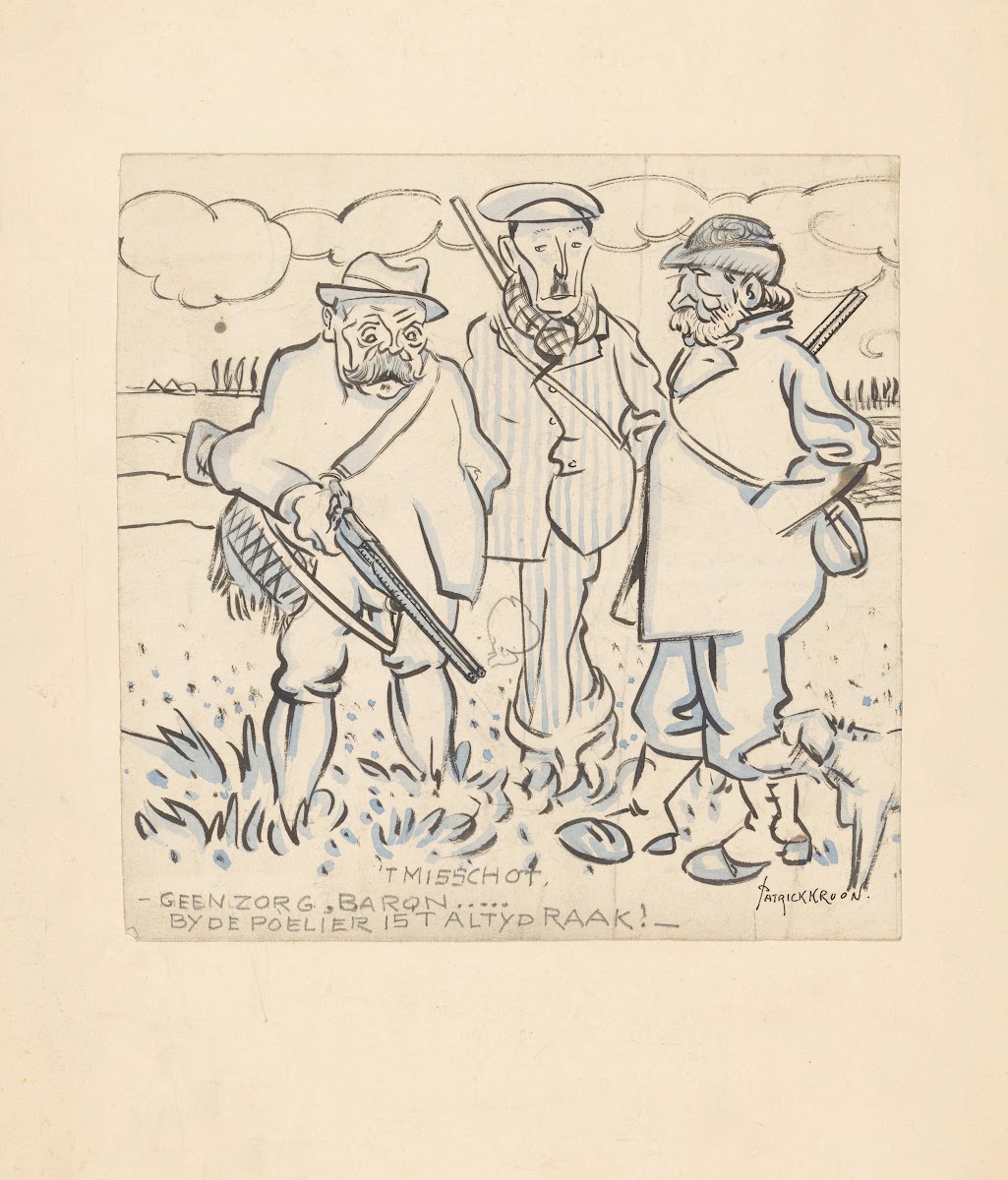 Drie jagerst Misschot 1900 1935