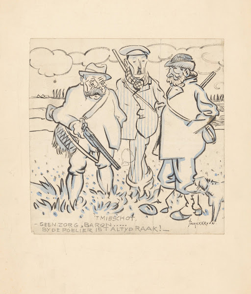 Drie jagerst Misschot 1900 1935