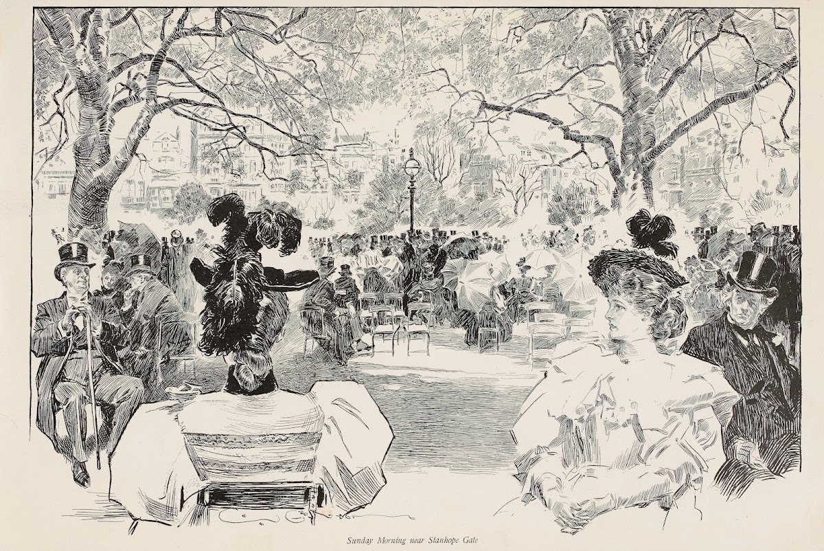 Sunday Morning near Stanhope Gate 1897
