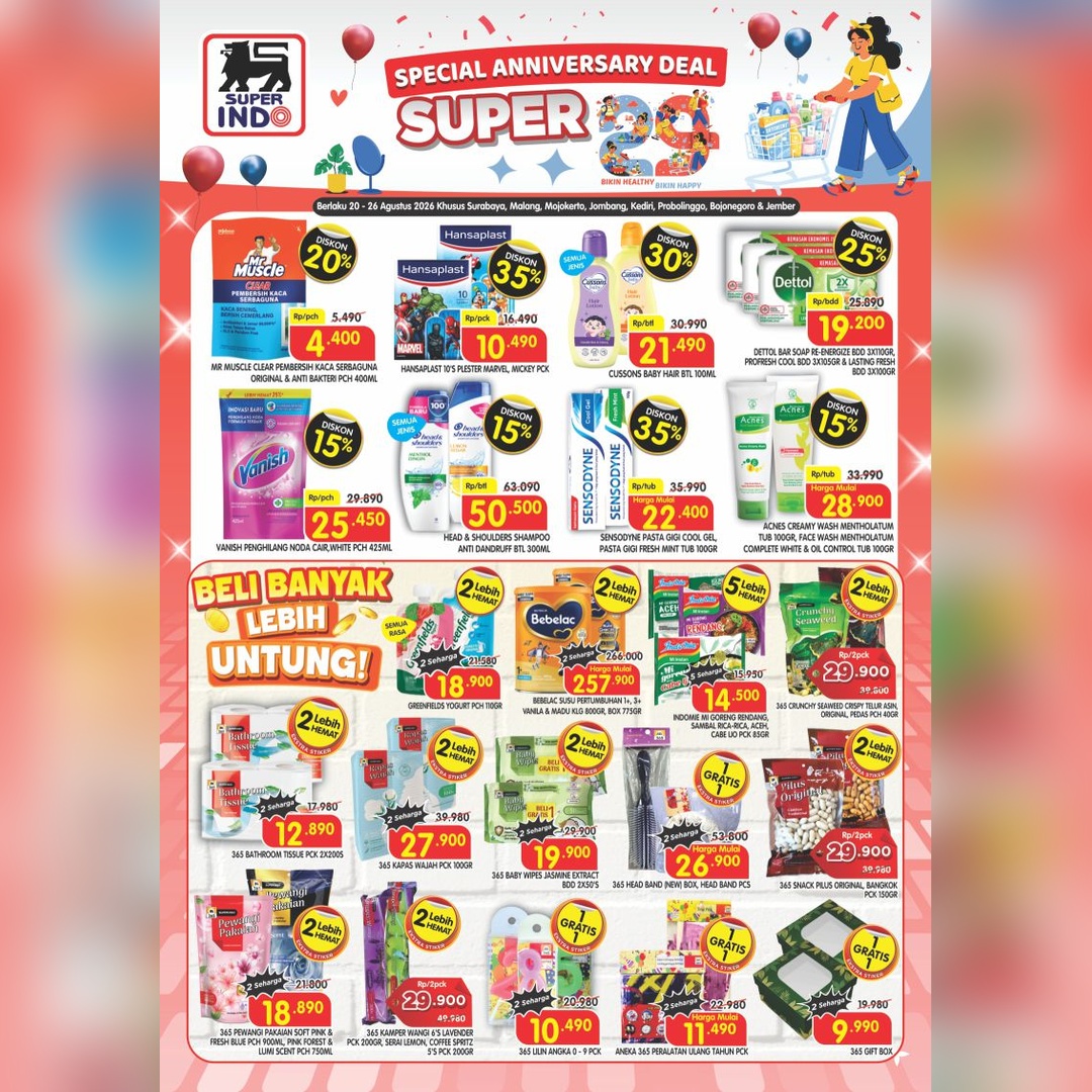 Katalog Super Hemat Surabaya, Malang, Mojokerto, Jomang, Kediri