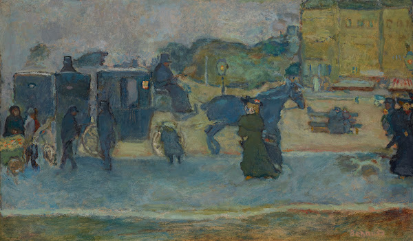 Les deux fiacres Boulevard des Batignolles 1901