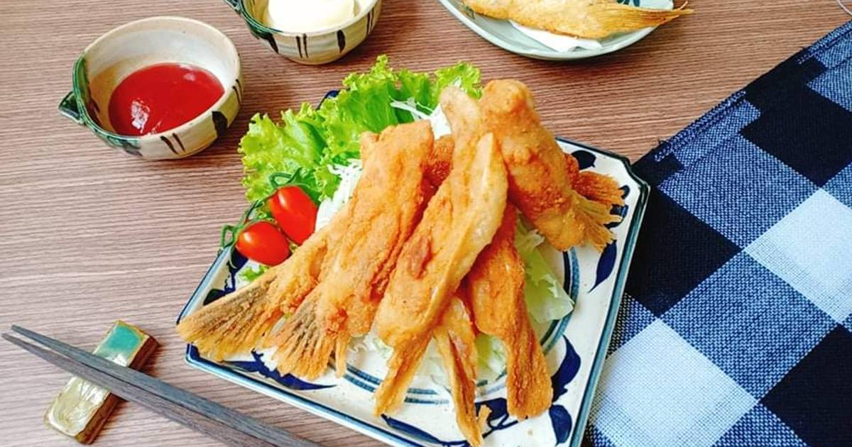 Vây cá hồi chiên giòn
