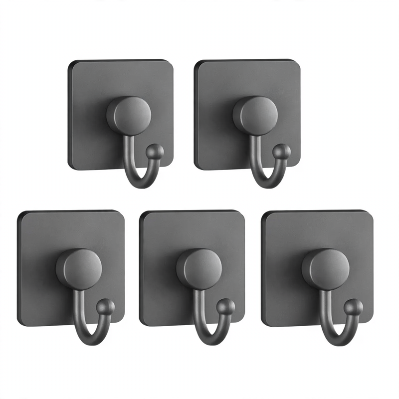 Stainless Steel Adhesive Hook, self-adhesive, without drilling