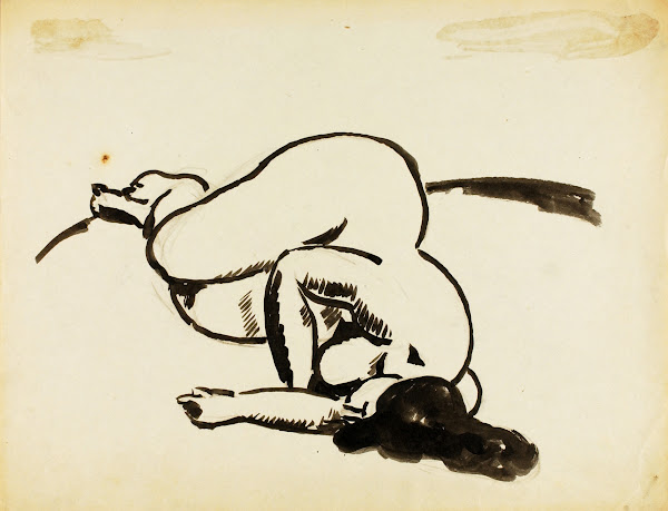 Female Nude Lying Down