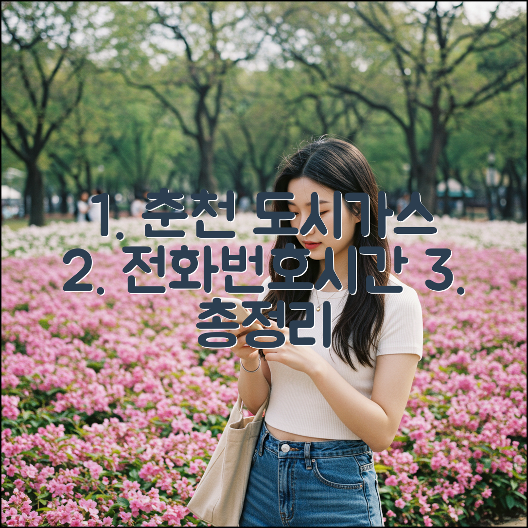 춘천 도시가스 전화번호/영업시간 3가지 총정리