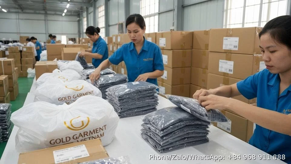 Custom Clothing Design - Gold Garment Vietnam