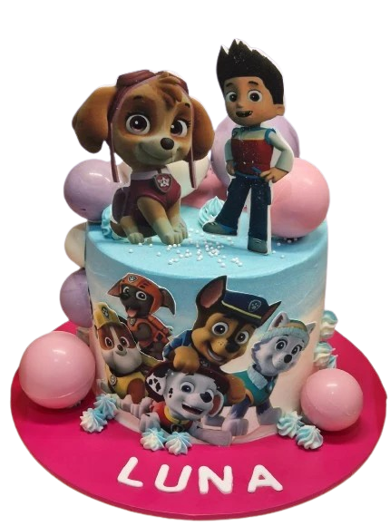 Paw Patrol Buttercream Cake CB-NC709