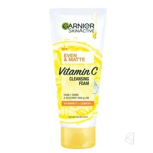 Garnier Even & Matte Vitamin C Cleansing Foam 100ml