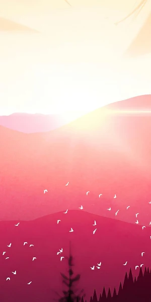 Sunset Force Vista 4K Wallpaper Background