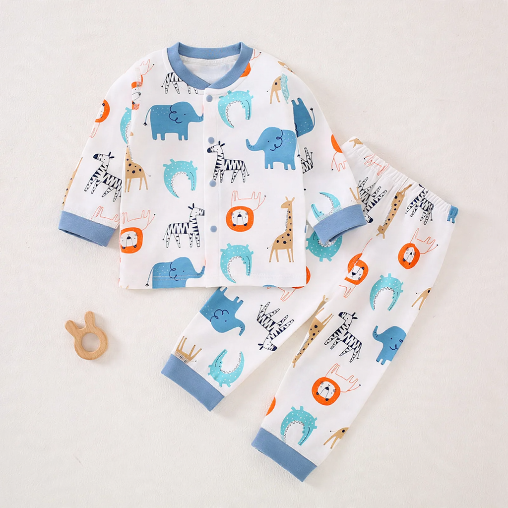 Baby Cotton Pajama Set, Two-Piece