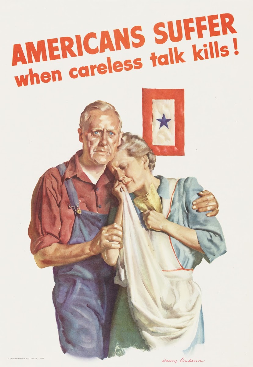 Americans Suffer When Careless Talk Kills 1943