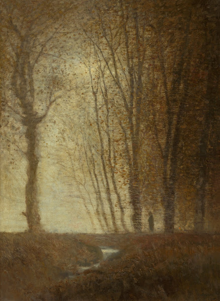 Edge of the Forest in the Moonlight 18801890