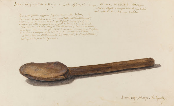 Cuillère de bois de la prison Maza 1871