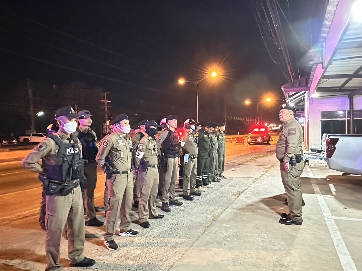 ภาพการปล่อยแถว