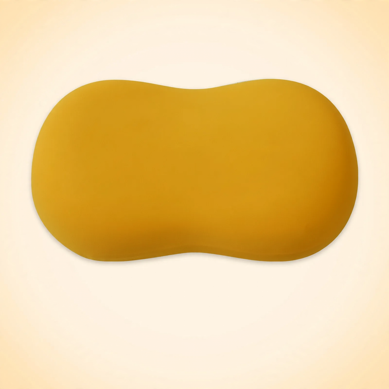 Ergonomic memory foam pillow, ice silk