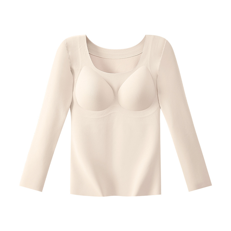 Women's thermal top, self-warming, antibacterial