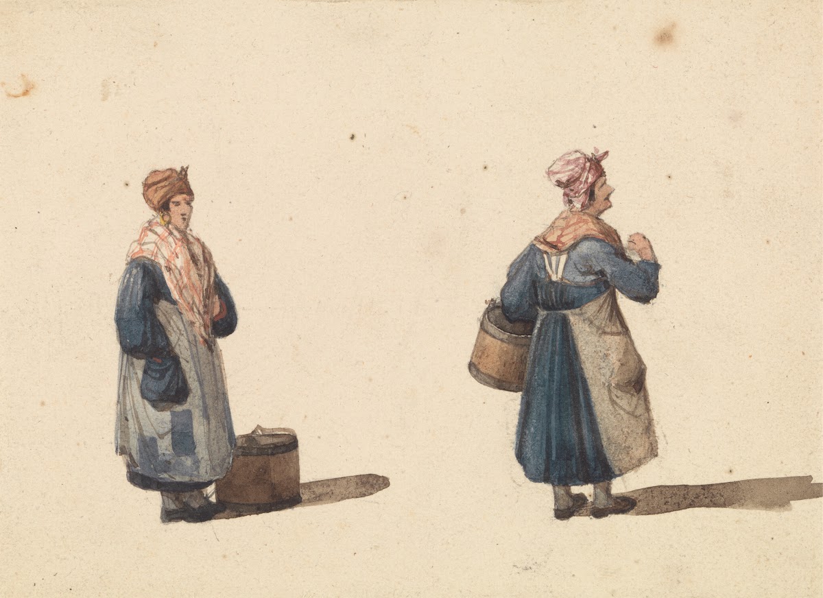 Sketches from Life in Paris Two Women ca 1835