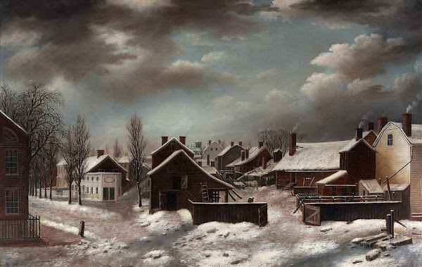 Winter Scene in Brooklyn c 18171820