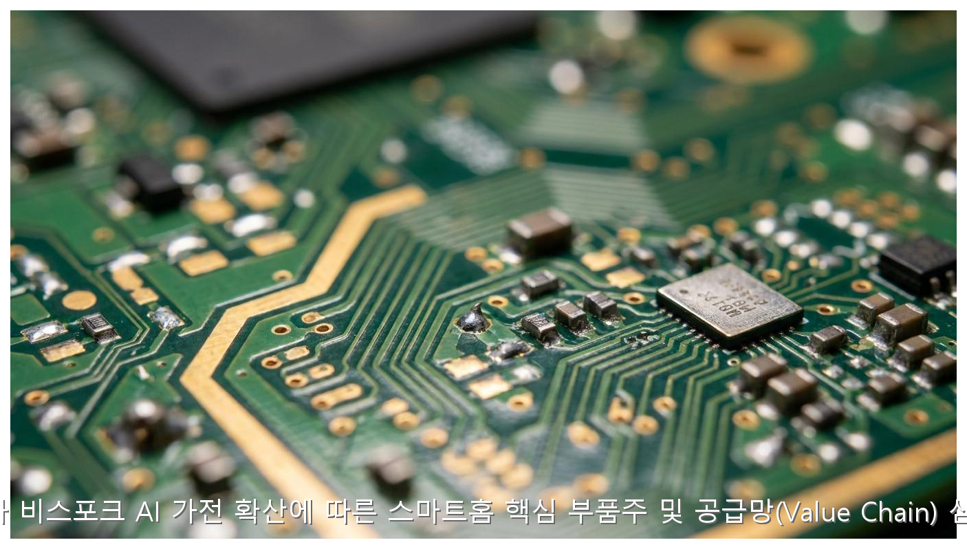 삼성전자 비스포크 AI 가전 확산에 따른 스마트홈 핵심 부품주 및 공급망(Value Chain) 심층 분석 핵심 안내 및 분석 인포그래픽 (7)