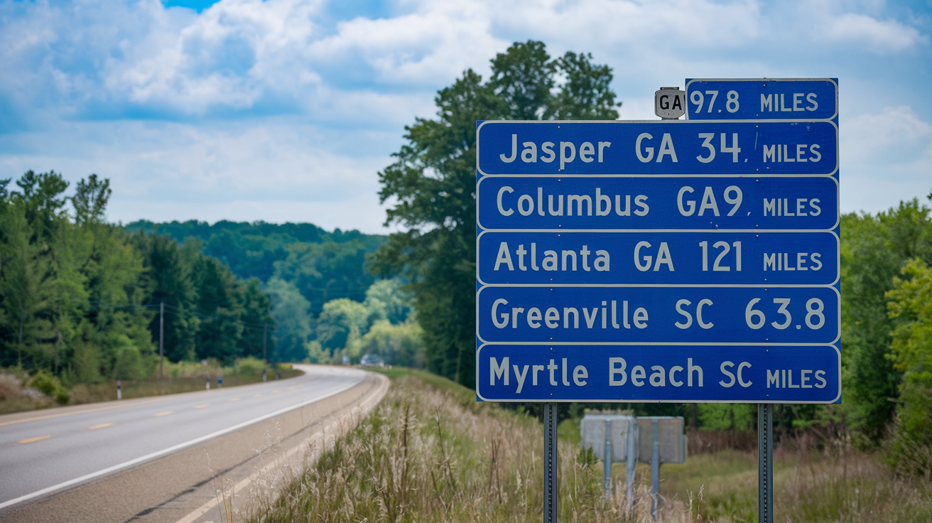 How Far Is Jasper, GA to Myrtle Beach, SC? Distance & Travel Tips