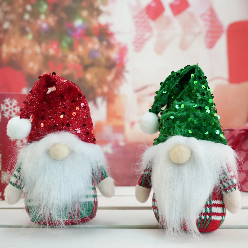 Christmas Gnome Decoration Figure, Fleece Material