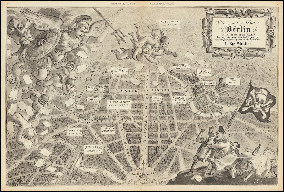 Flying Visit Of Truth To Berlin In The Form Of An RAF Leaflet Raid Here Fanciful