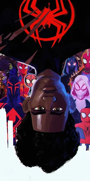 Spider-Man From All The Verses 8K Wallpaper Background