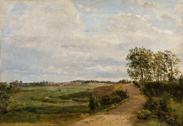 Road across the hills Study 1842
