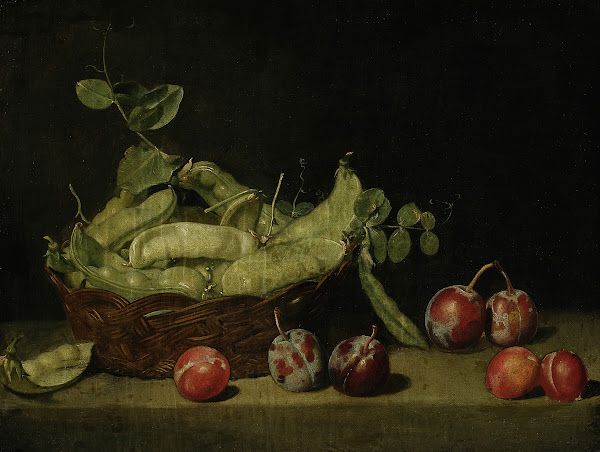 Still life with peas circa 1795