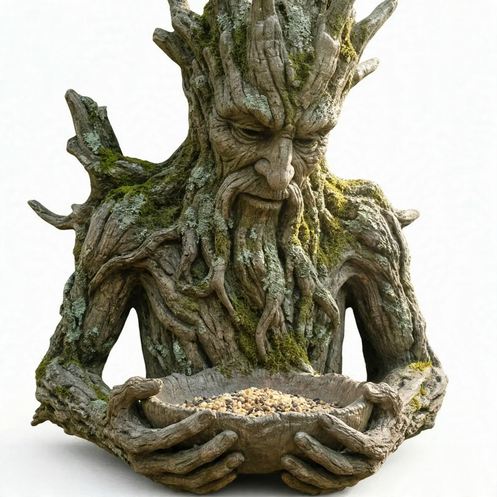 Creative Tree Feeder Made of Resin