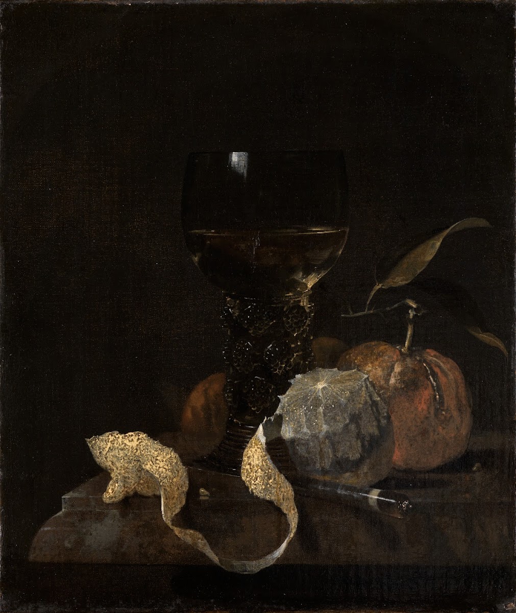 Stillleben mit Römer Zitrone und Orangen ca 1663 1664
