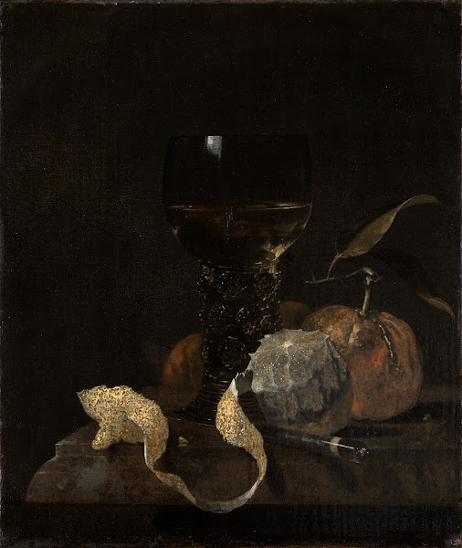 Stillleben mit Römer Zitrone und Orangen ca 1663 1664
