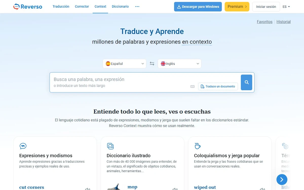 Captura de Writing