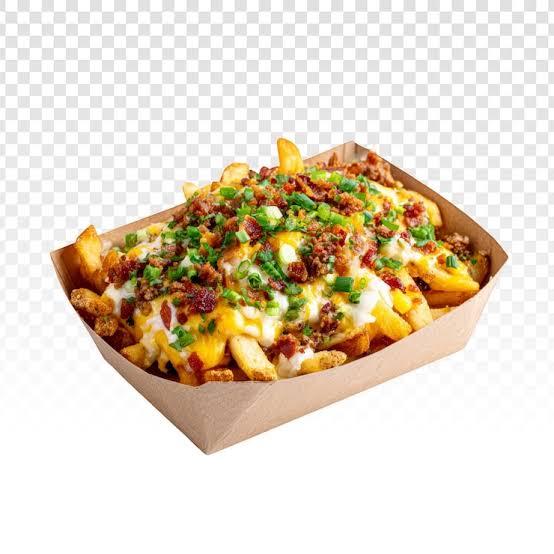 Loaded Messy Fries - Vegetarian