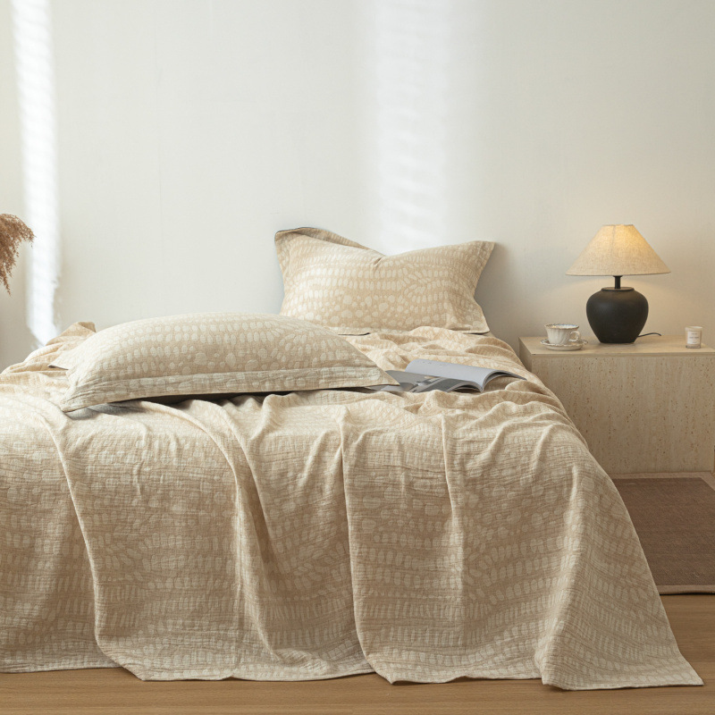 Cotton sheet, jacquard weave