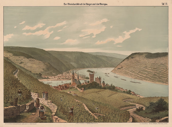 Der Rheindurchbruch bei Bingen und der Rheingau 1890